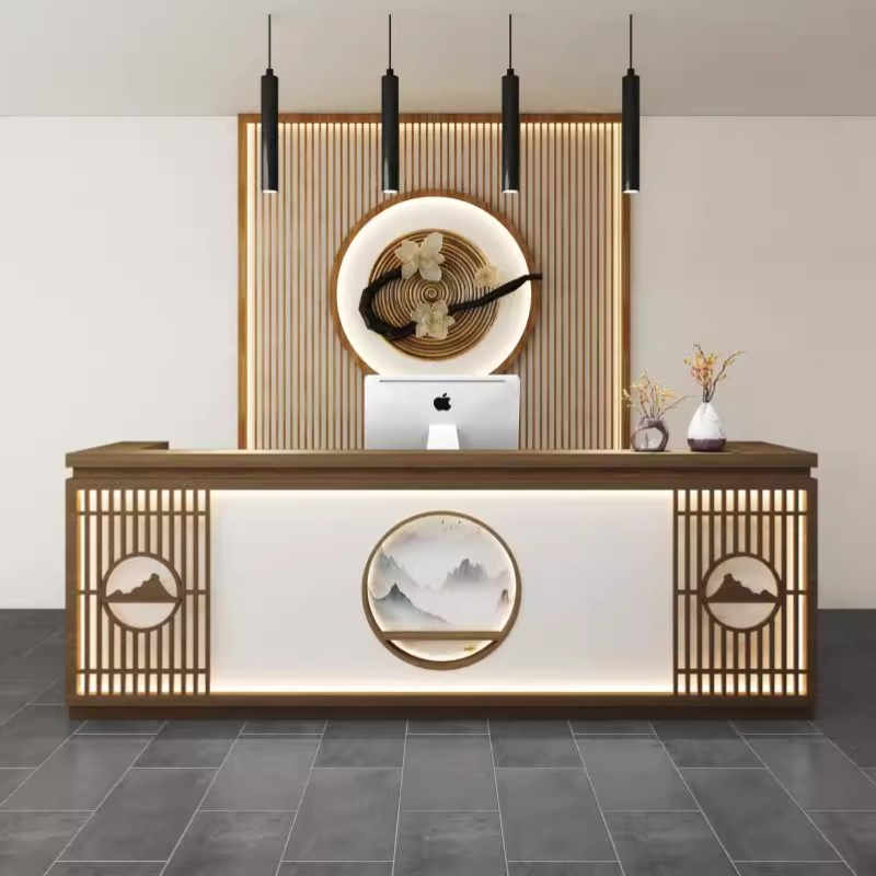 Office Furniture In Usa - Simple Classic Reception Desk Senior Style