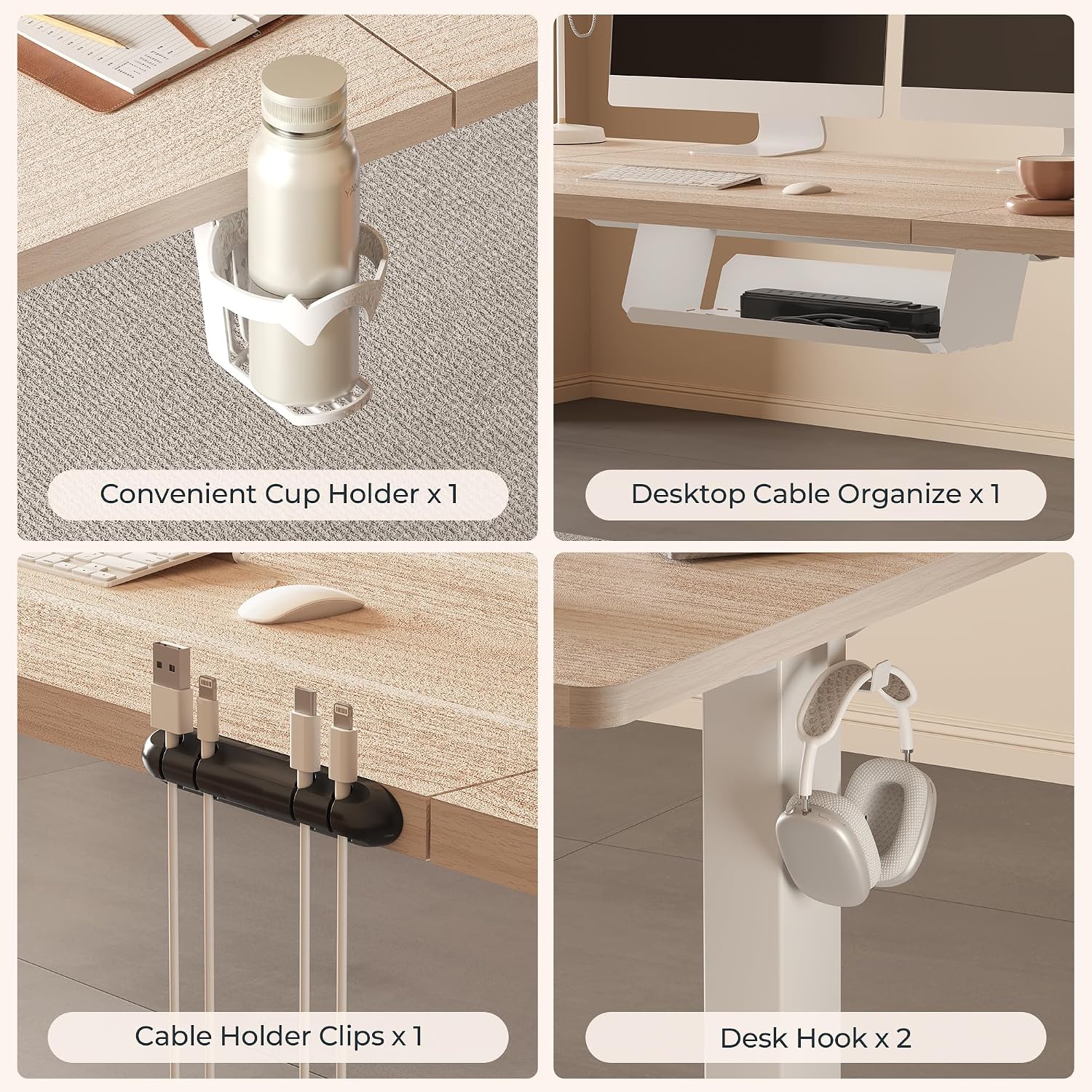 White Electric Adjustable Stan - Office Furniture Custom 评论和价格