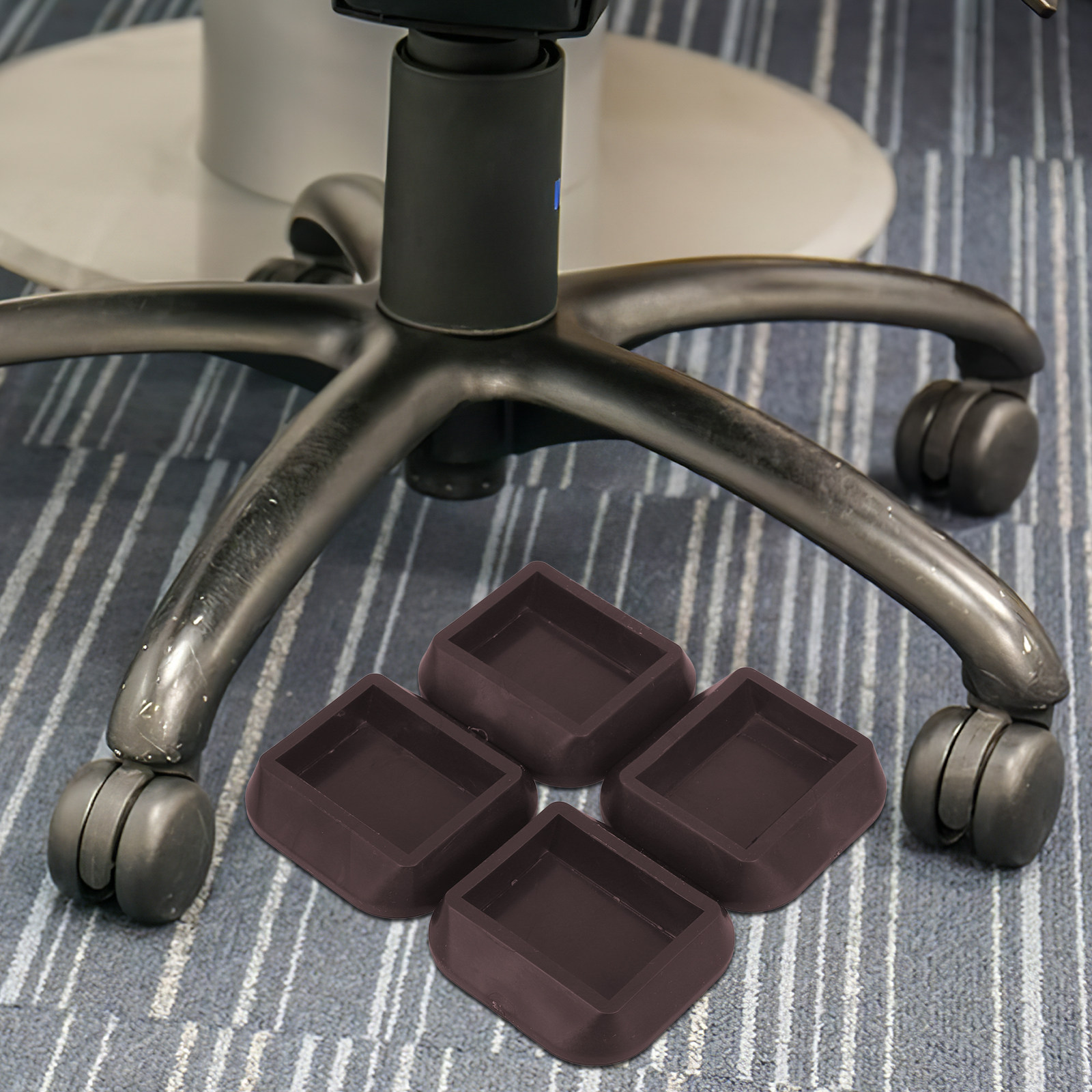 4Pcs Wheel Slot Pad Non-Slip S - Office Furniture And Equipment 评论和价格