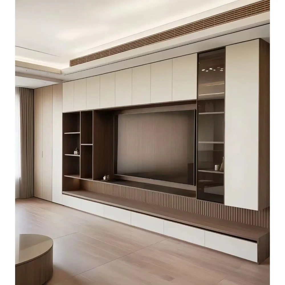 Modern Custom Wooden Low TV Ca - Office Furniture Custom 评论和价格