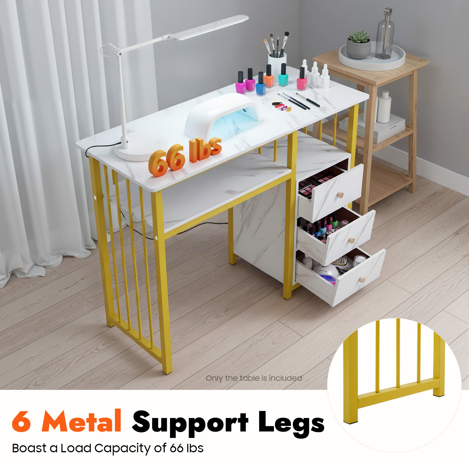 100*40*76cm Marbling Texture M - Office Furniture For Small Spaces 评论和价格