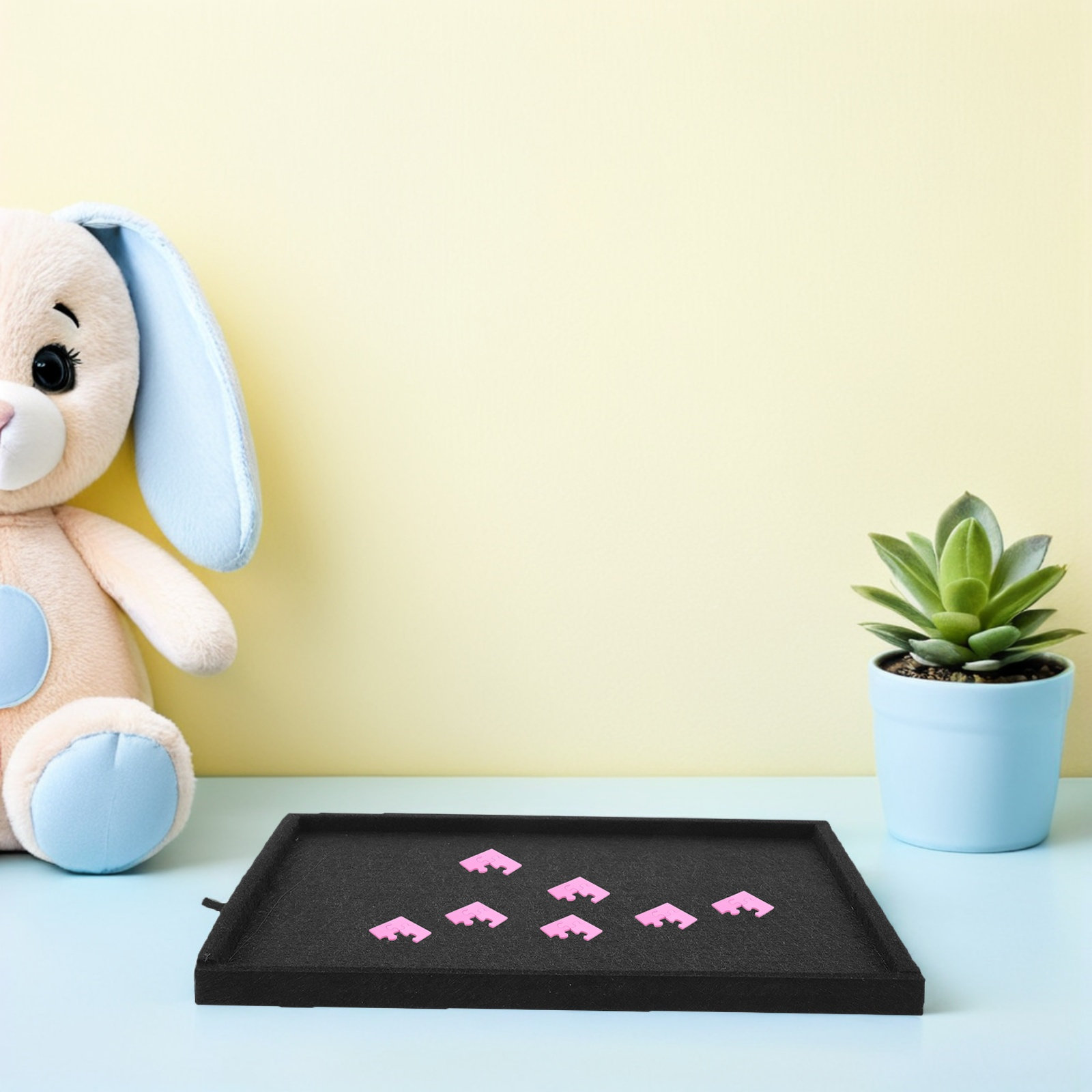 4 PCS Jigsaw Portable Puzzle S - Tray Sorter Stacking 评论和价格