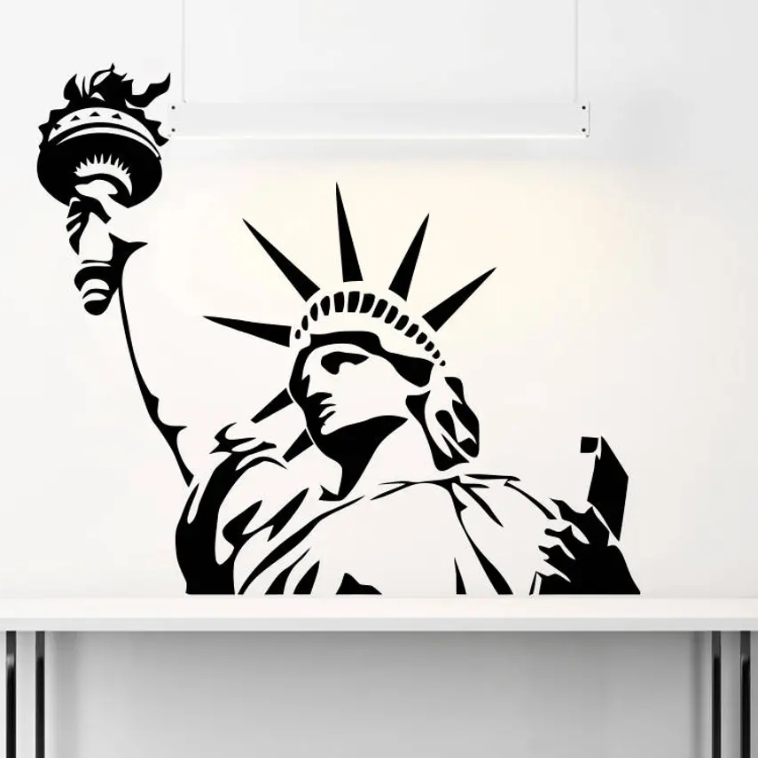 USA Statue of Liberty Wall Sti - Office Furniture In Usa 评论和价格