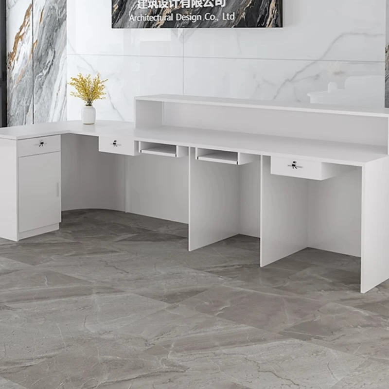 Storage Luxury Reception Desk  - Office Furniture In Usa 评论和价格