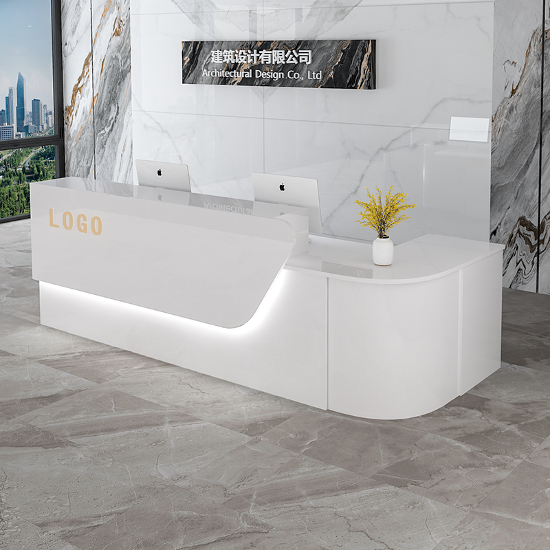 Storage Luxury Reception Desk  - Office Furniture In Usa 评论和价格