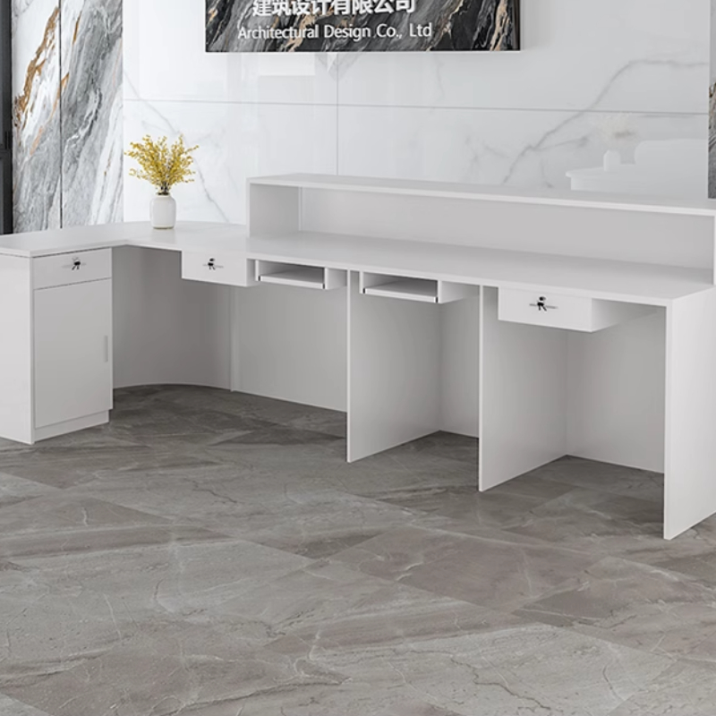 Storage Luxury Reception Desk  - Office Furniture In Usa 评论和价格