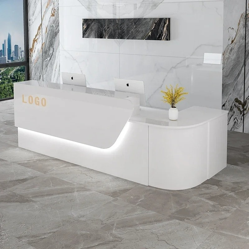 Storage Luxury Reception Desk  - Office Furniture In Usa 评论和价格