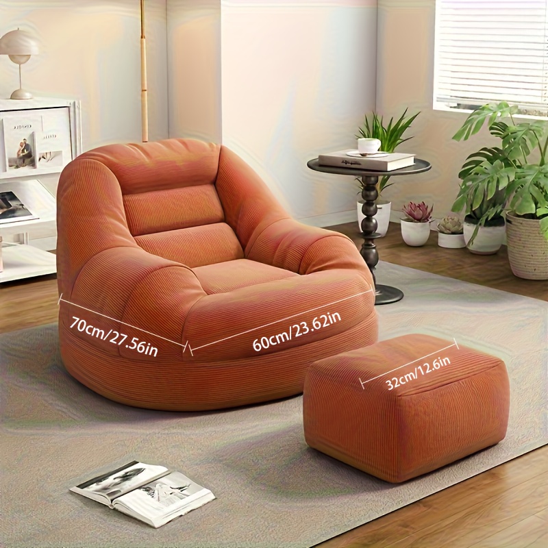 Lazy tatami sofa and footstool - Office Furniture For Small Spaces 评论和价格