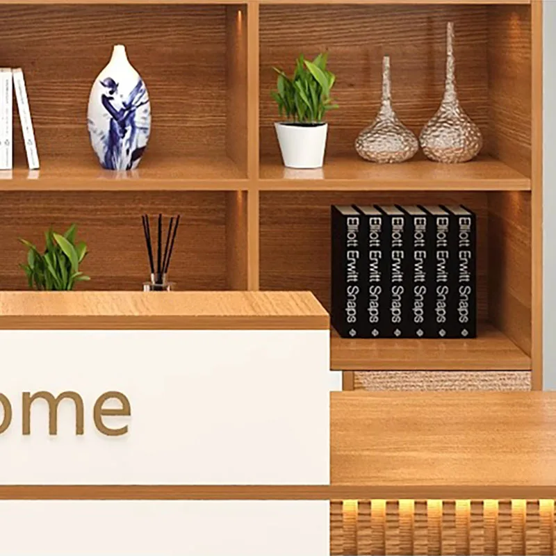 Storage Luxury Reception Desk  - Office Furniture In Usa 评论和价格