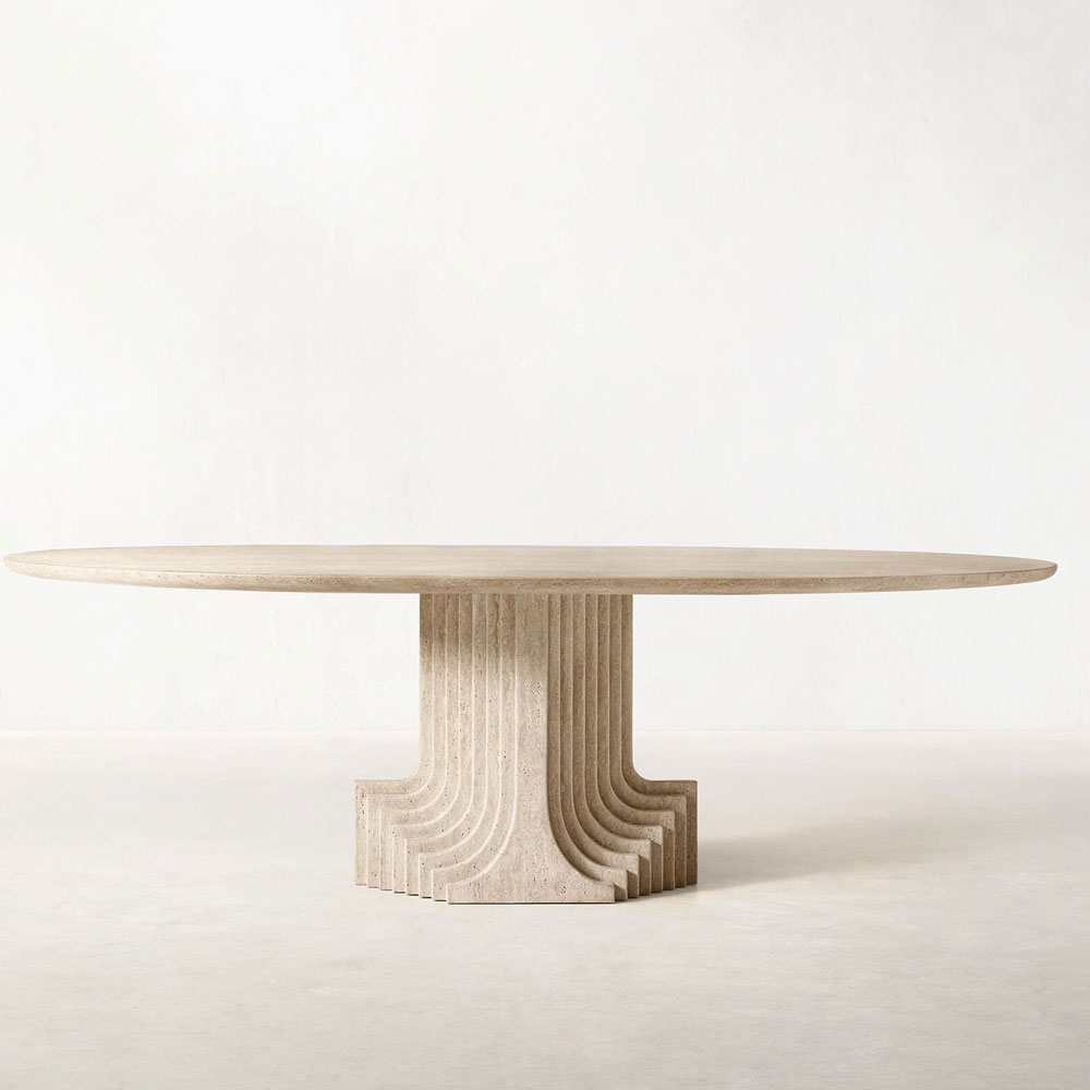 Elegant Modern Round Marble Di - Office Furniture Custom 评论和价格
