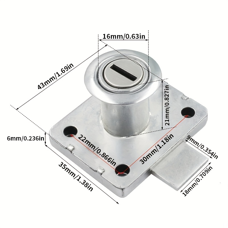Cabinet Drawer Lock Wardrobe C - Office Furniture For Small Spaces 评论和价格